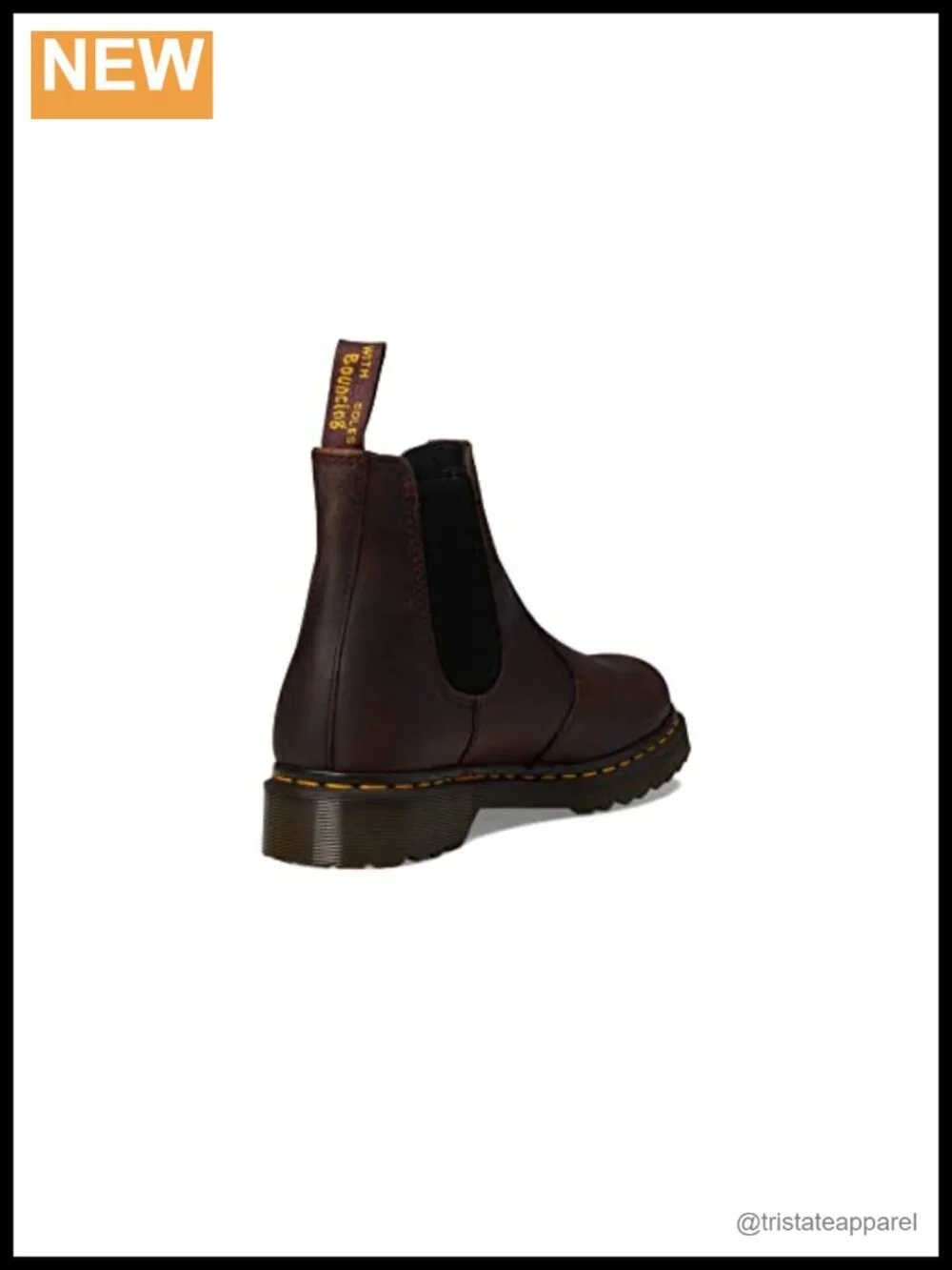 Waxed Full Grain Leather Chelsea Boot Slip-On Ankle Boot